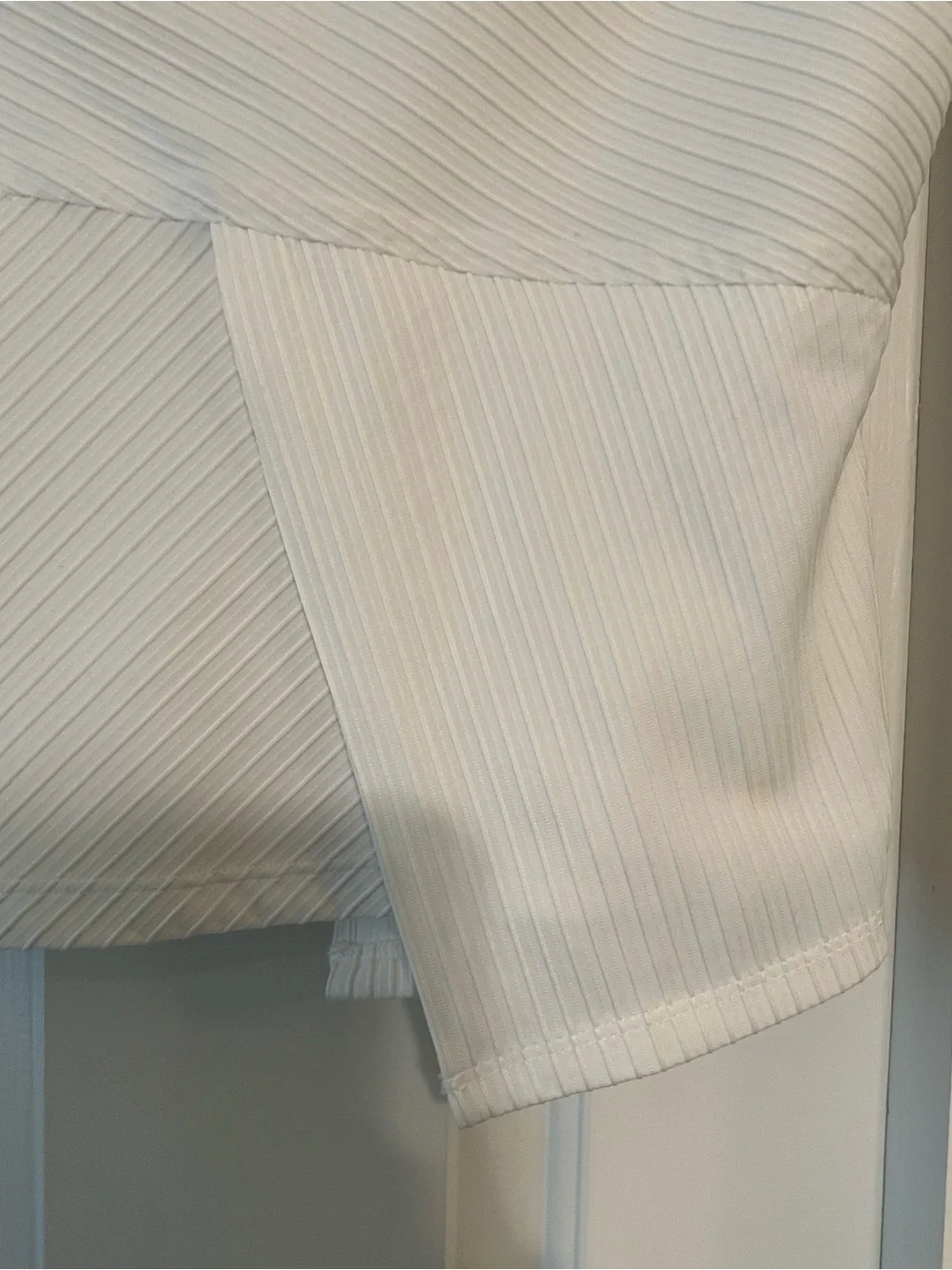 Nike Court Dri-FIT ADV Slam White Tennis Top Mesh Performance EUC M #2641